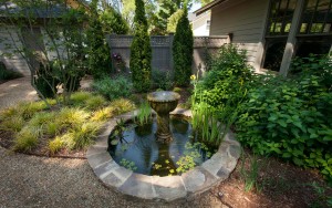 Lorimer Garden, residential landscape design project in Charlotte NC