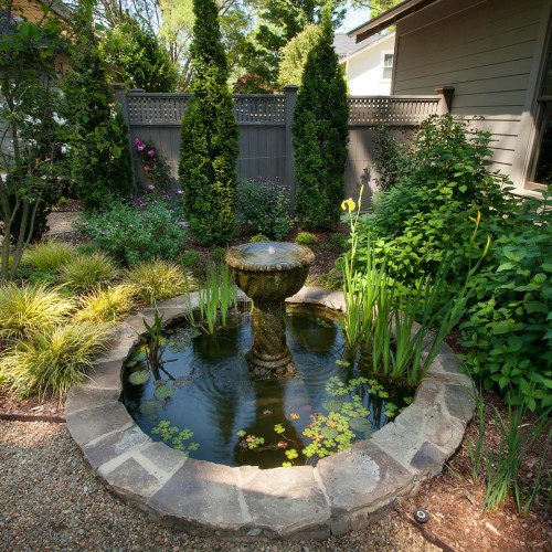 Lorimer Garden, residential landscape design project in Charlotte NC