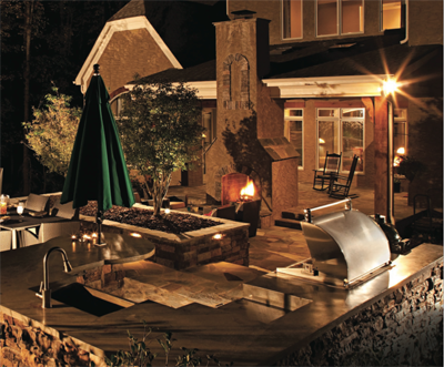 High-end outdoor kitchens