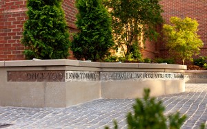 Public landscape design for library in Charlotte NC