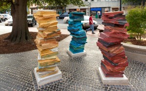 Public landscape design for library in Charlotte NC