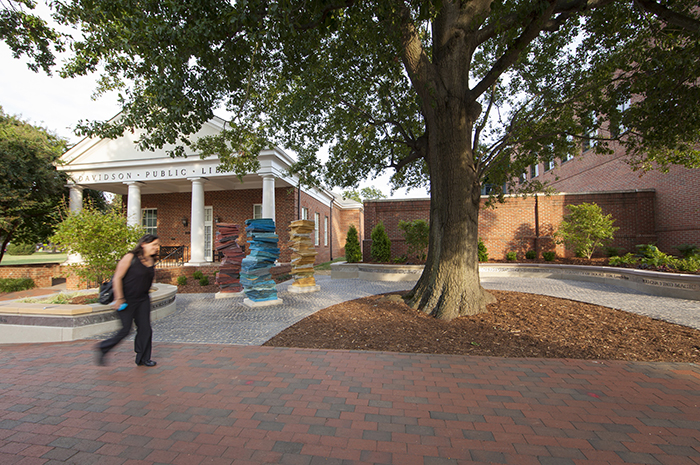 Davidson Public Library book garden landscape design