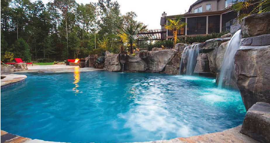 custom swimming pools in Charlotte NC