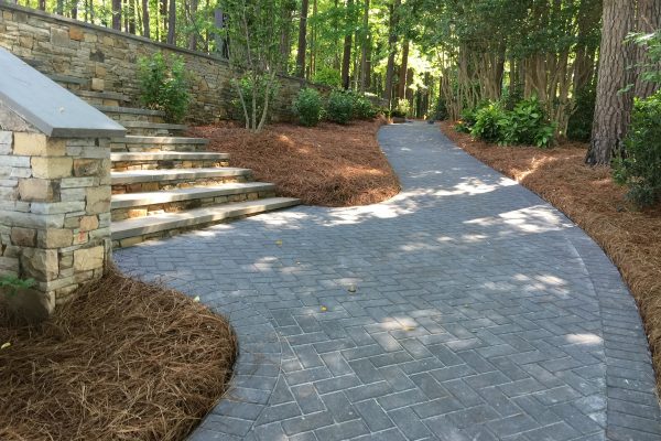 Landscape architecture terrace design in Charlotte, NC