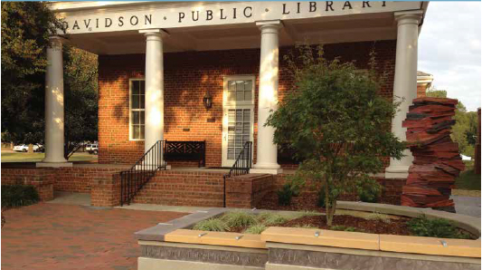 The Book Garden, landscape architect project in Davidson NC